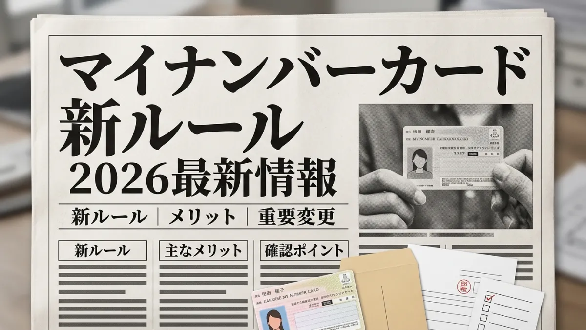 マイナンバーカード2026最新情報|新ルールとメリット - hanoverbhs.org